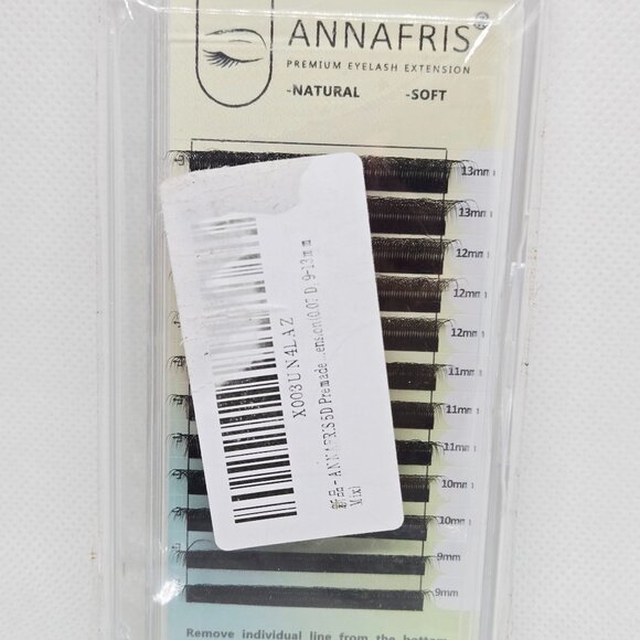 NEW 3 EYELASHES NYX JUMBO MAJOR SPIKES/ANNAFRIS 5D W EXTENSIONS/MINK LASHES? - Picture 4 of 7